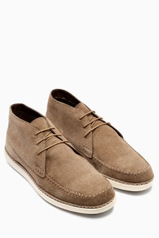 Suede Moccasin Boot